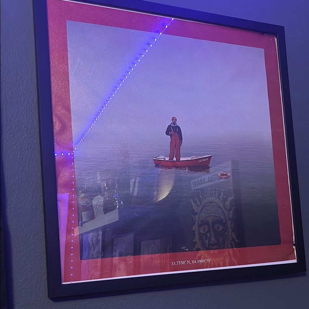 Framed Lil Yachty Poster